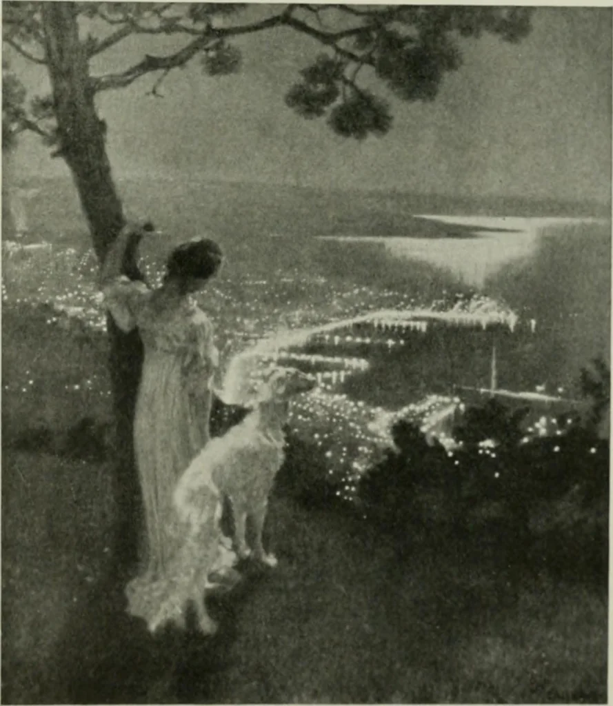 An illustration from International studio, 1897, leaf 318