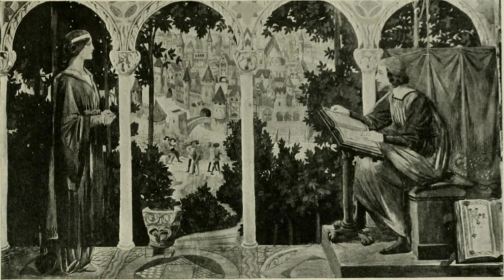 An illustration from International studio, 1897, leaf 392