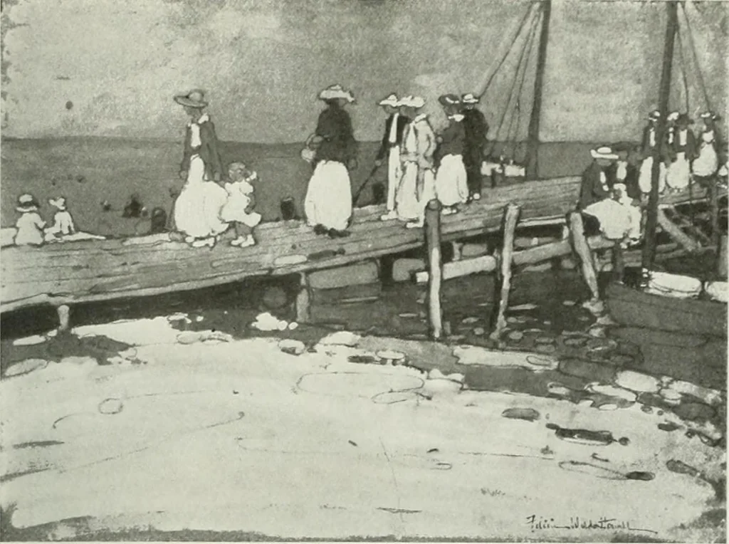 An illustration from International studio, 1897, leaf 100