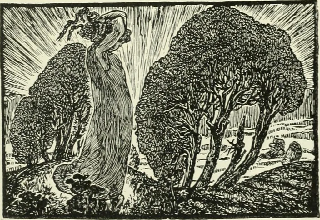 An illustration from International studio, 1897, leaf 182