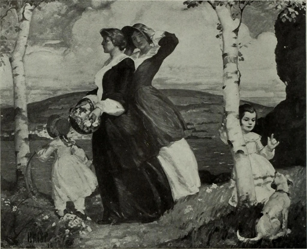 An illustration from International studio, 1897, leaf 101