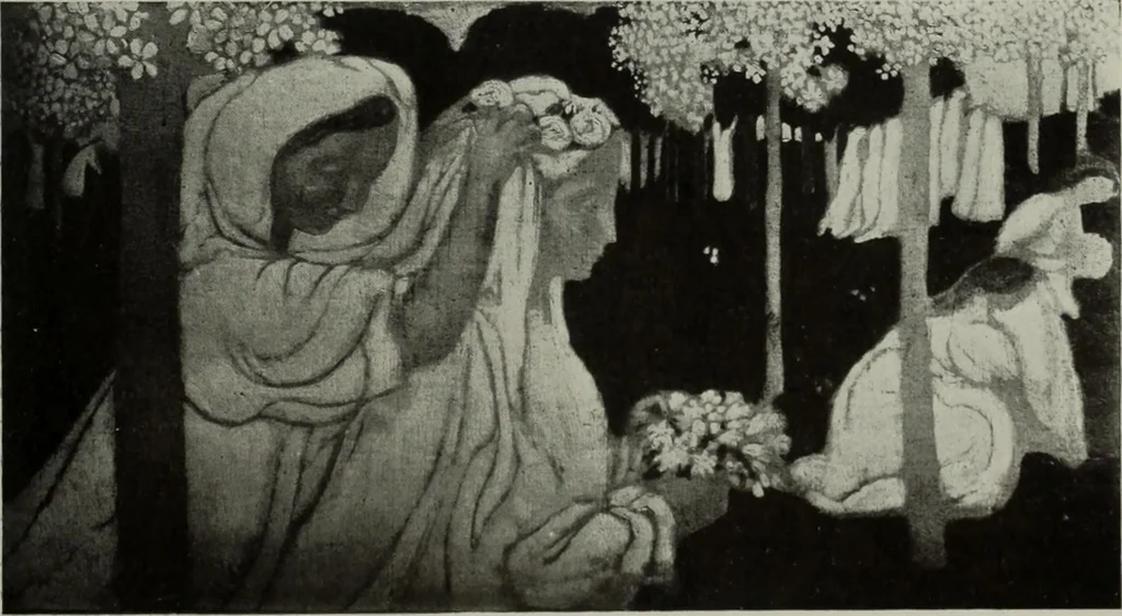 An illustration from International studio, 1897, leaf 116