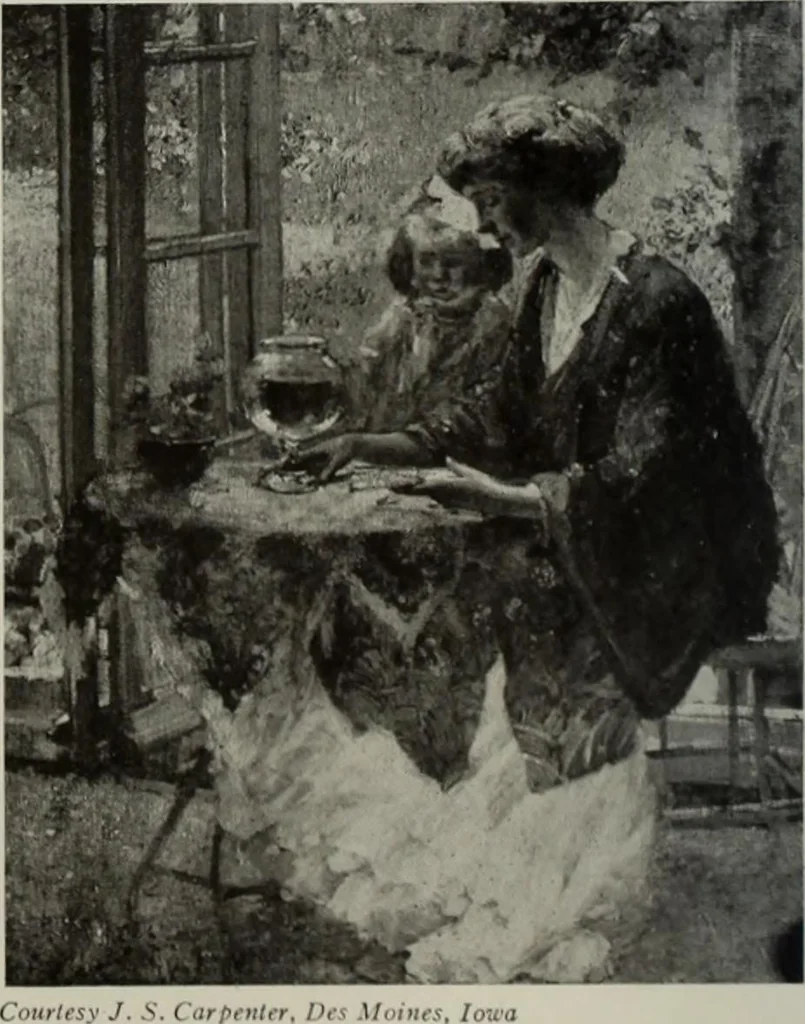 An illustration from International studio, 1897, leaf 137