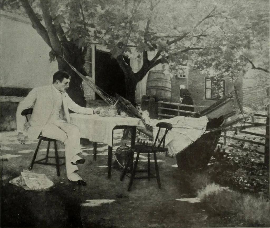An illustration from International studio, 1897, leaf 14