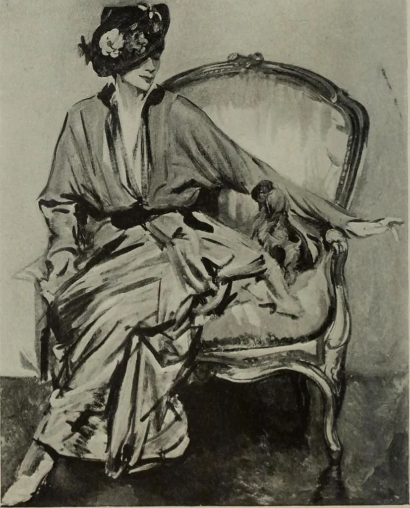 An illustration from International studio, 1897, leaf 177