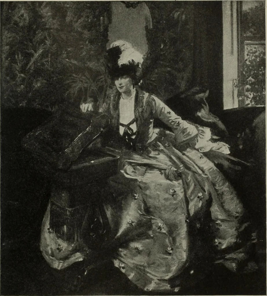 An illustration from International studio, 1897, leaf 180