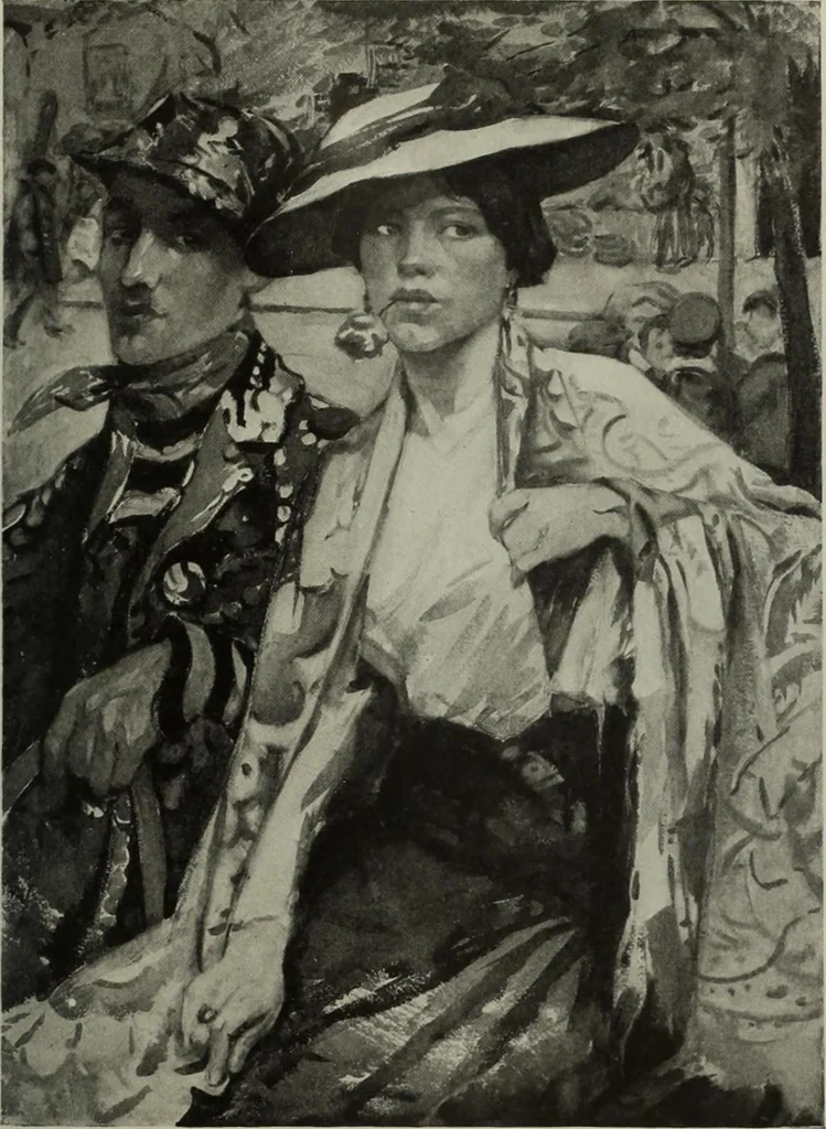 An illustration from International studio, 1897, leaf 182