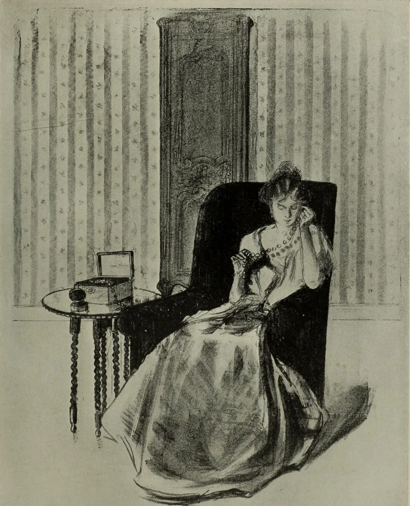 An illustration from International studio, 1897, leaf 322