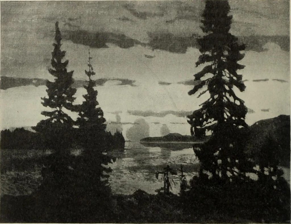 An illustration from International studio, 1897, leaf 415