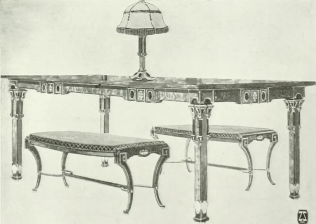 An illustration from International studio, 1897, leaf 110