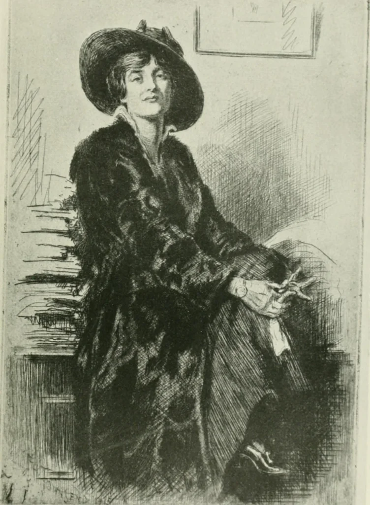 An illustration from International studio, 1897, leaf 146