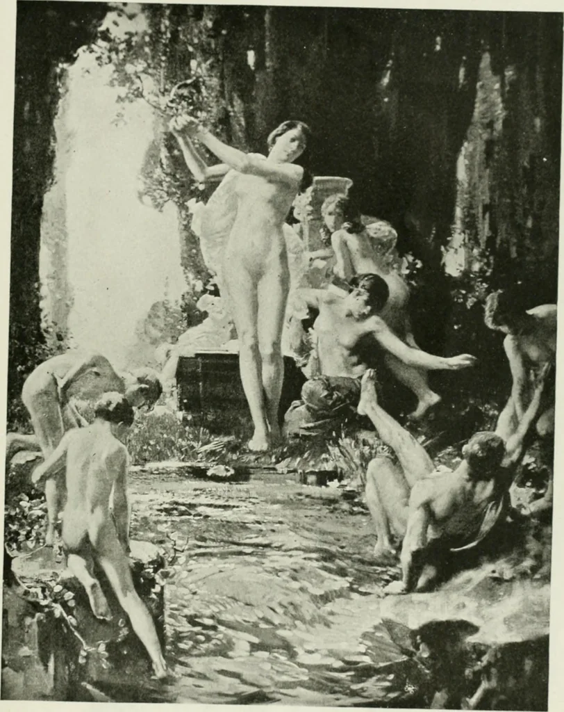 An illustration from International studio, 1897, leaf 156
