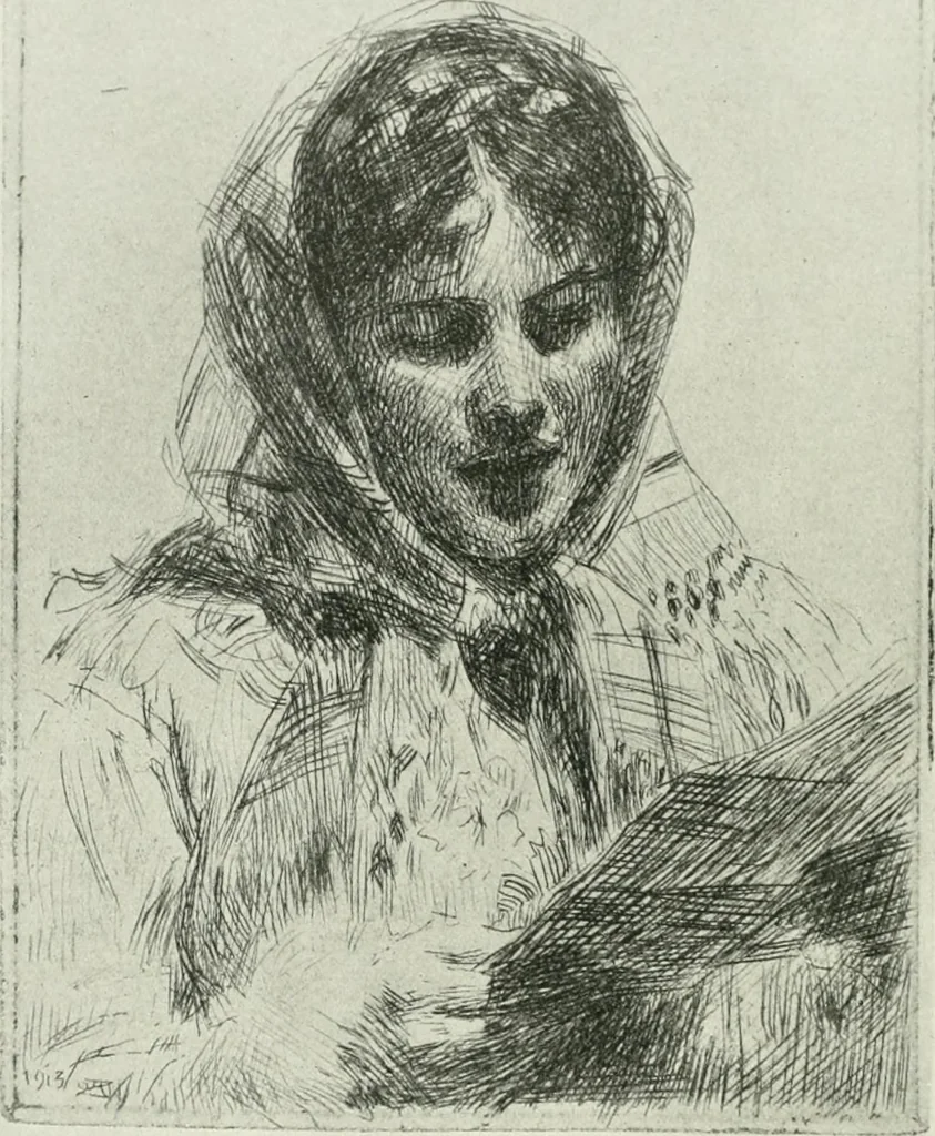 An illustration from International studio, 1897, leaf 193