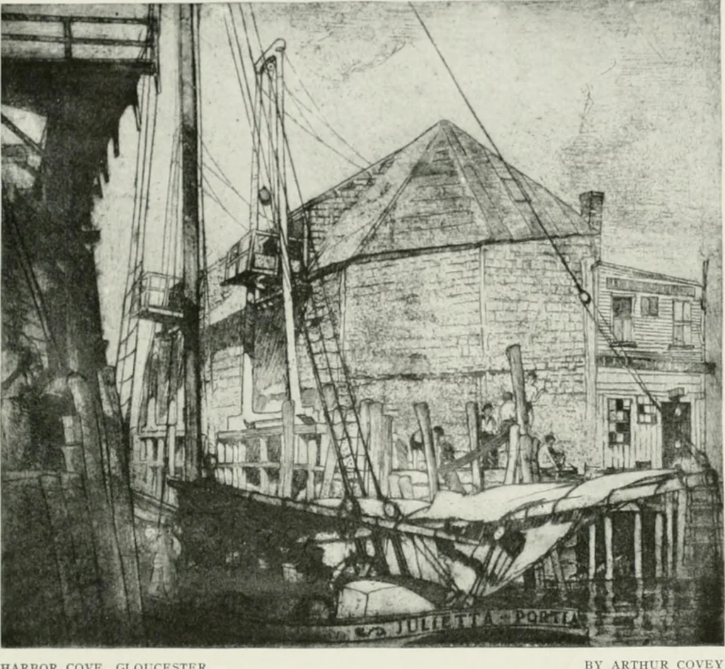 An illustration from International studio, 1897, leaf 132