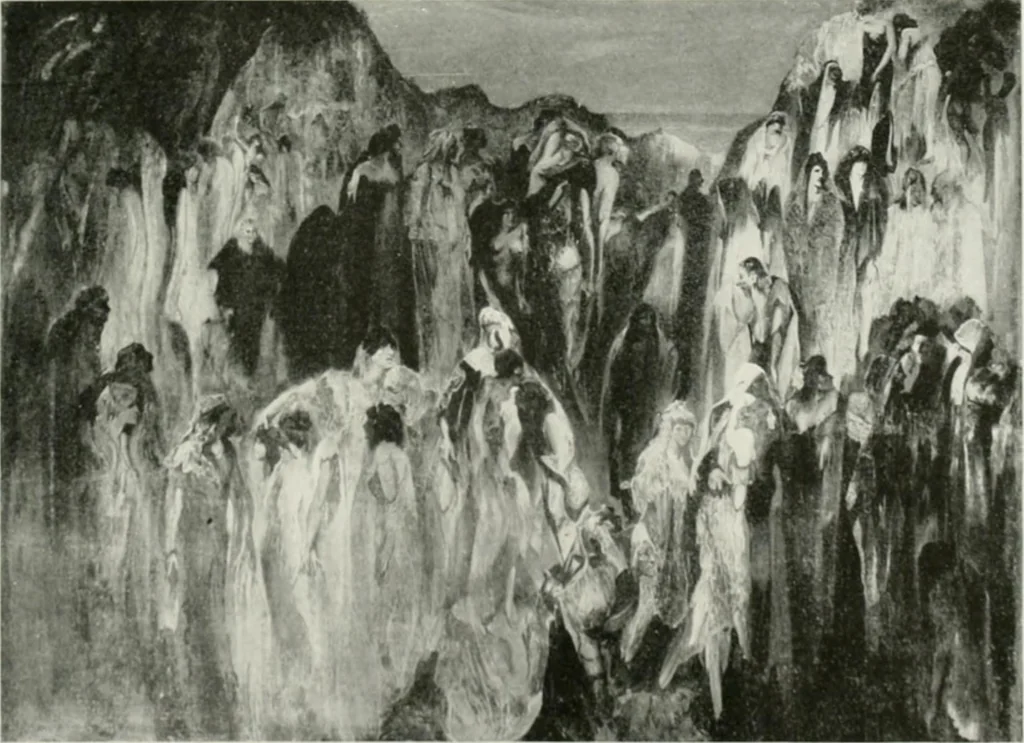 An illustration from International studio, 1897, leaf 140