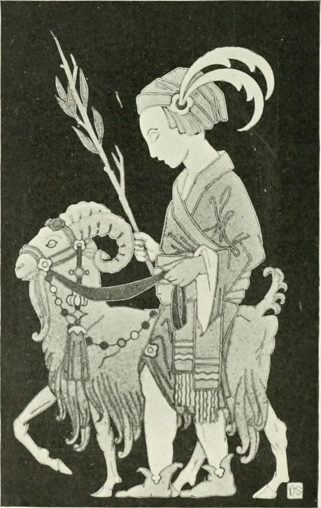 An illustration from International studio, 1897, leaf 217