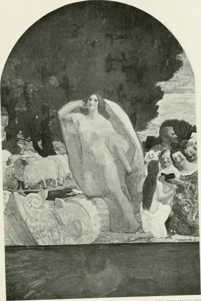 An illustration from International studio, 1897, leaf 38