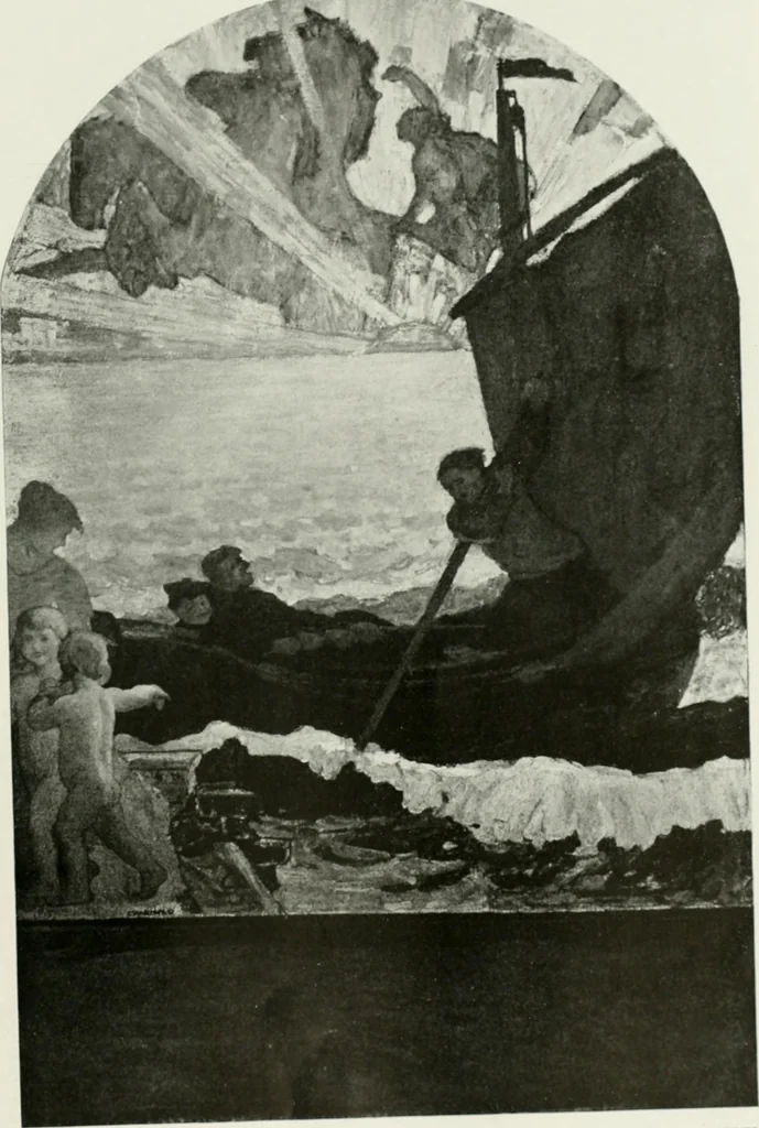 An illustration from International studio, 1897, leaf 40