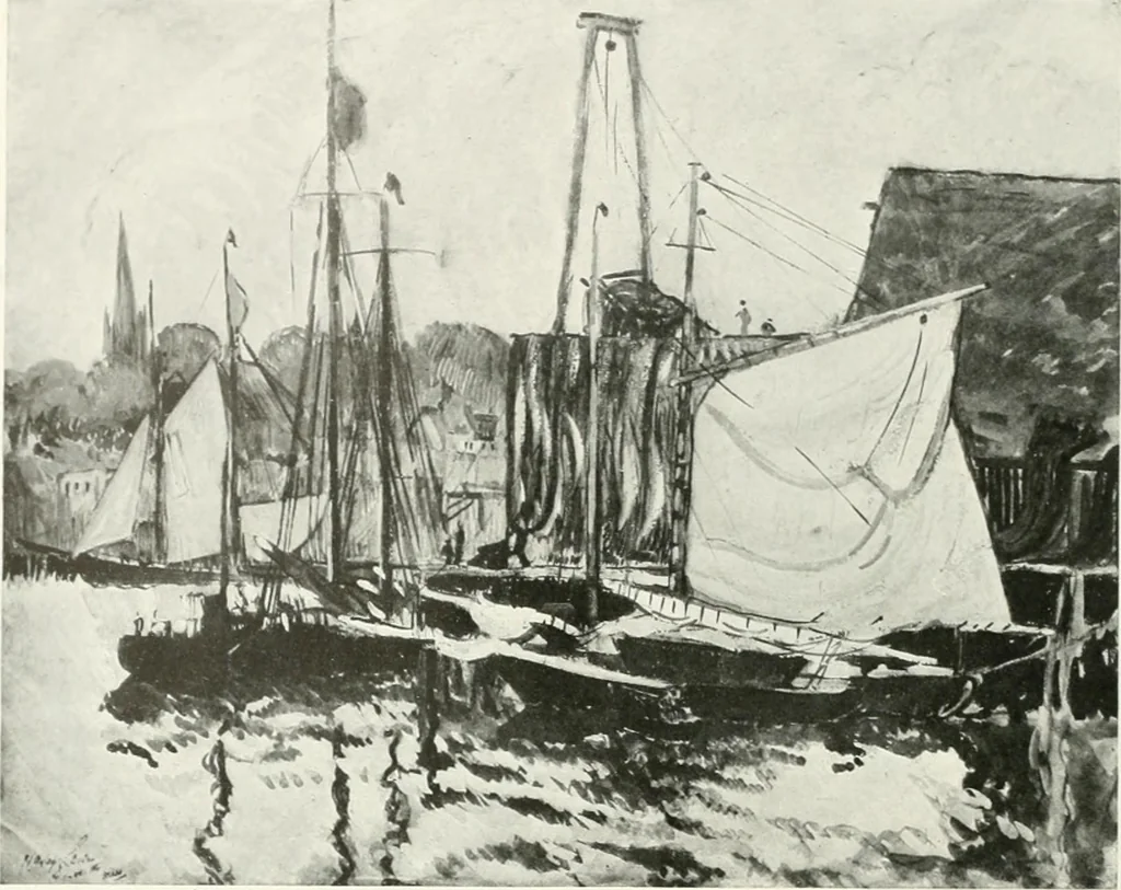 An illustration from International studio, 1897, leaf 67