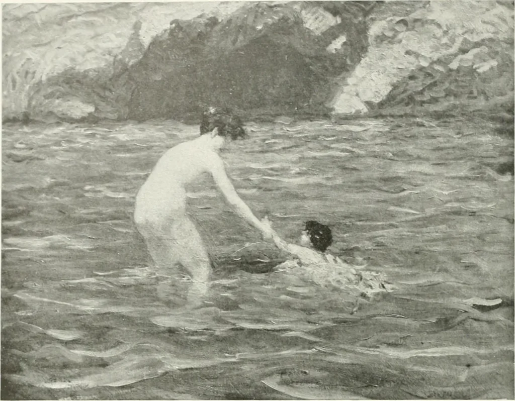 An illustration from International studio, 1897, leaf 73