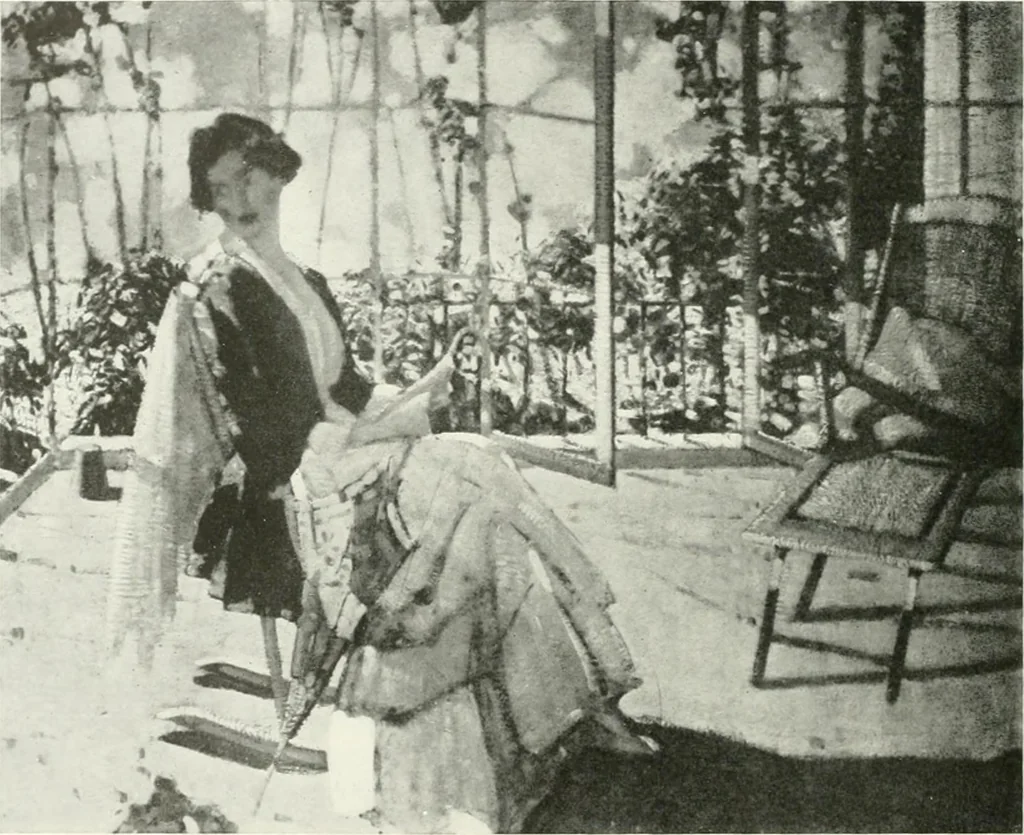 An illustration from International studio, 1897, leaf 95
