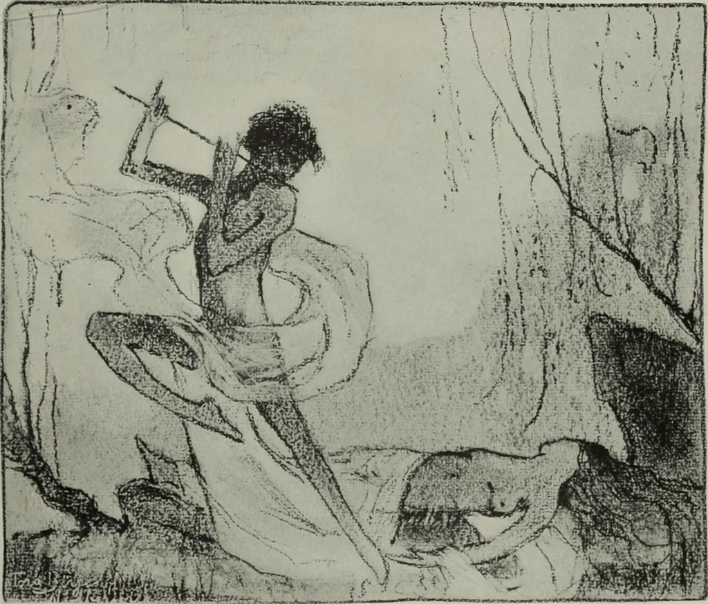 An illustration from International studio, 1897, leaf 104