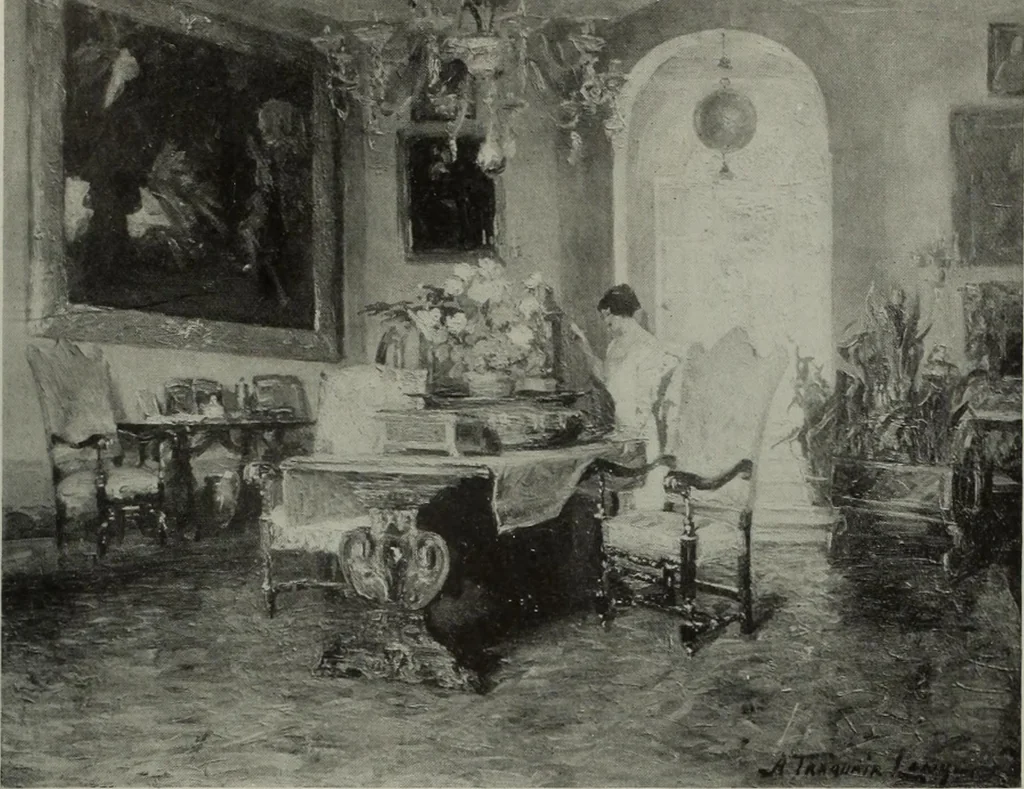 An illustration from International studio, 1897, leaf 128