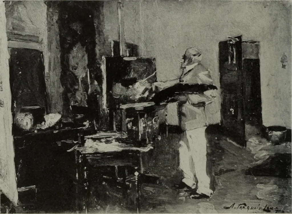An illustration from International studio, 1897, leaf 129