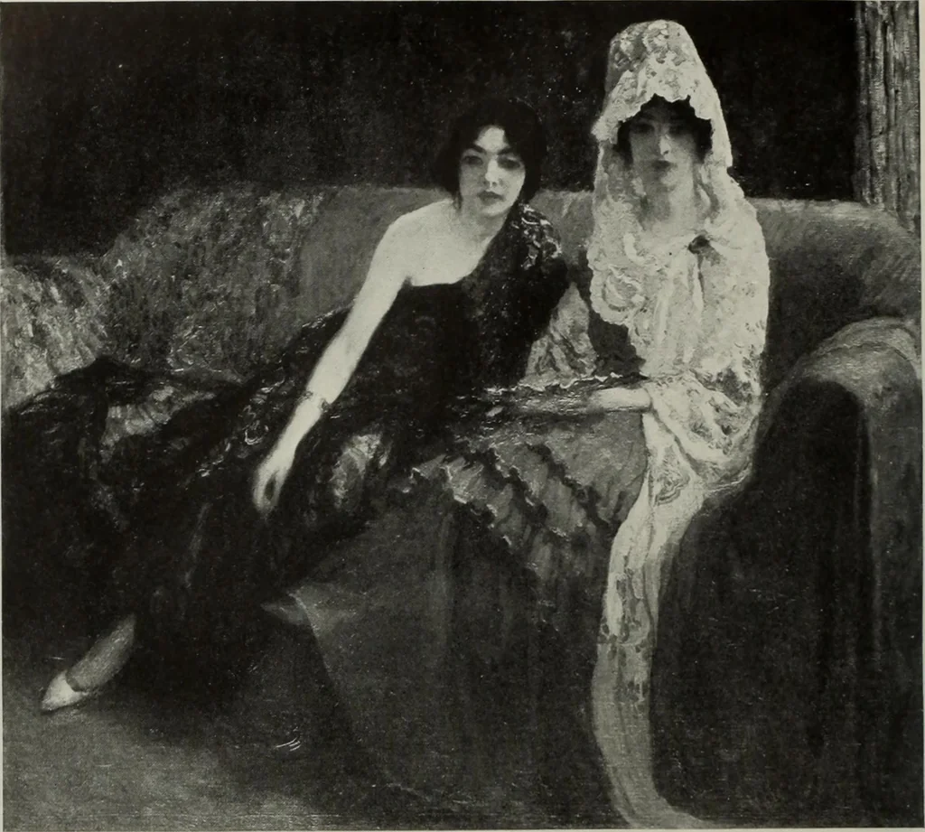 An illustration from International studio, 1897, leaf 141