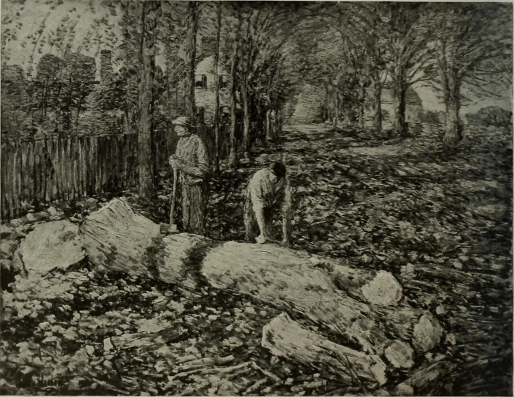 An illustration from International studio, 1897, leaf 285