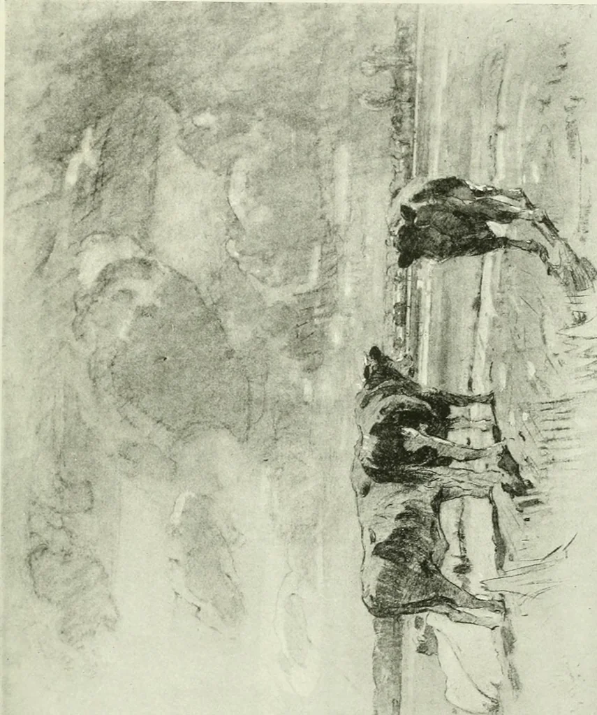 An illustration from International studio, 1897, leaf 136