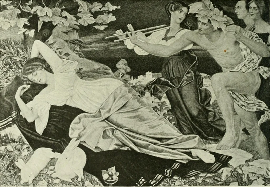 An illustration from International studio, 1897, leaf 149