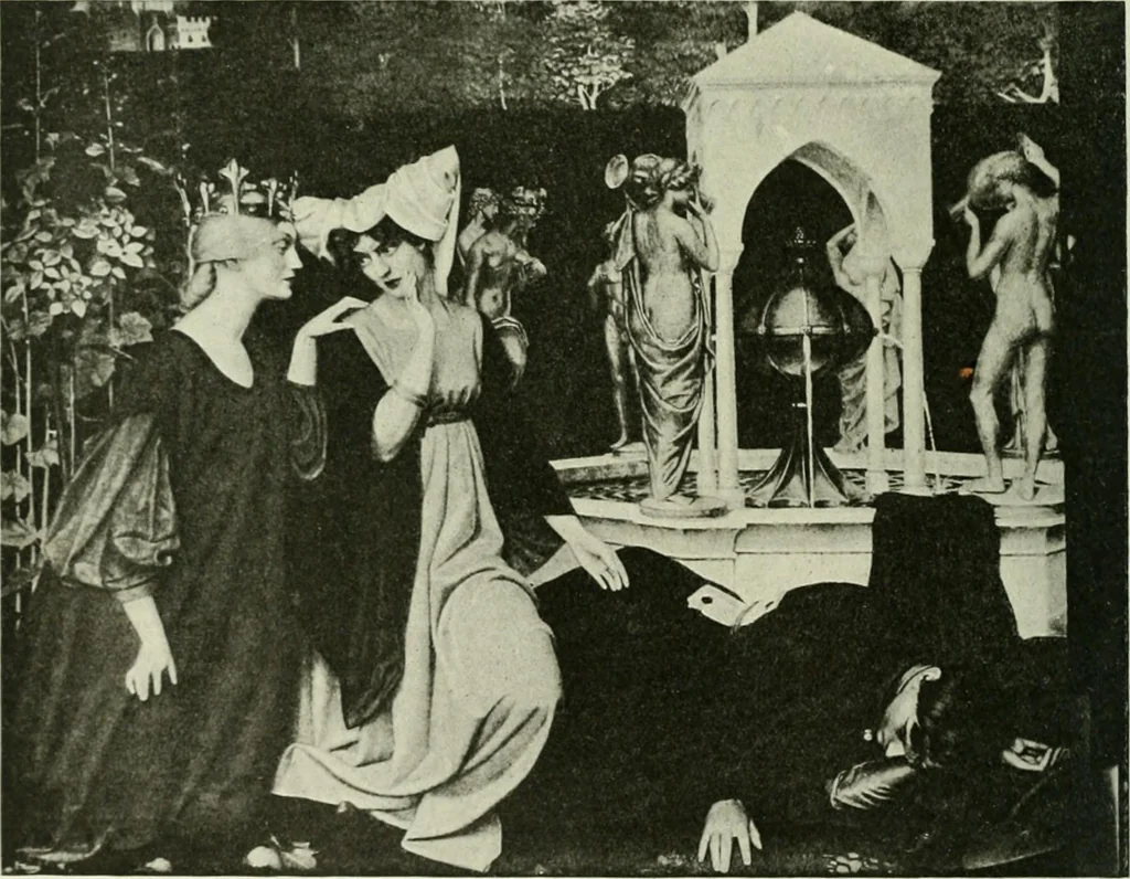 An illustration from International studio, 1897, leaf 153