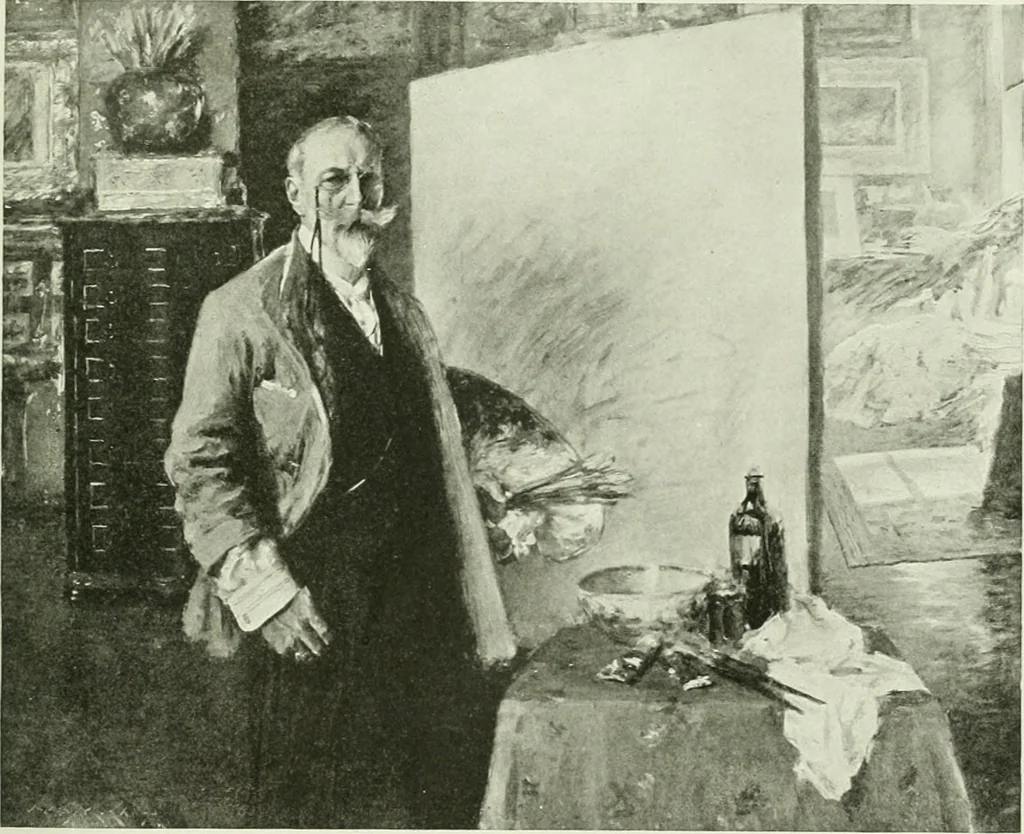 An illustration from International studio, 1897, leaf 166