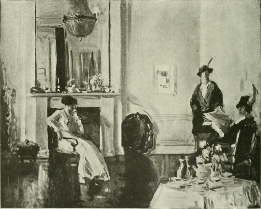 An illustration from International studio, 1897, leaf 123