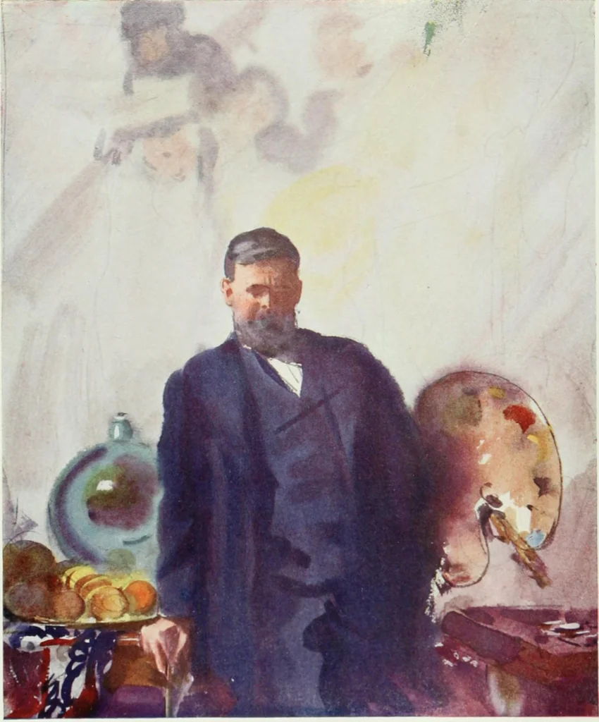 An illustration from International studio, 1897, leaf 13