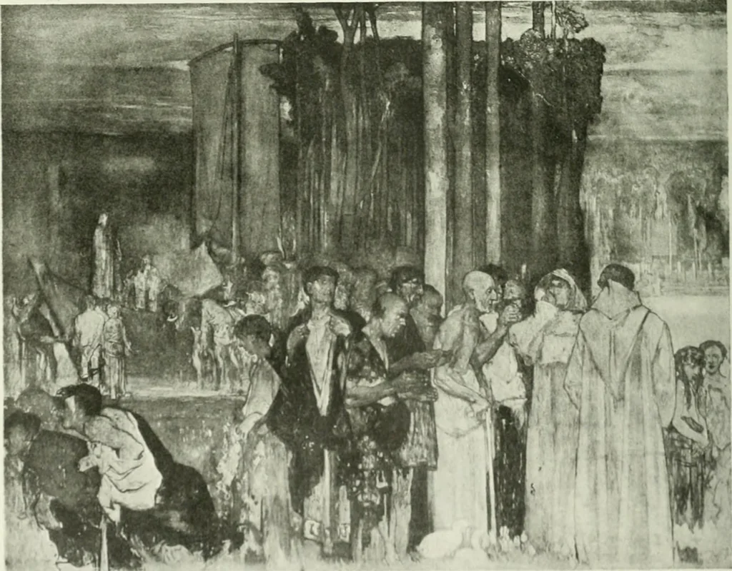 An illustration from International studio, 1897, leaf 153