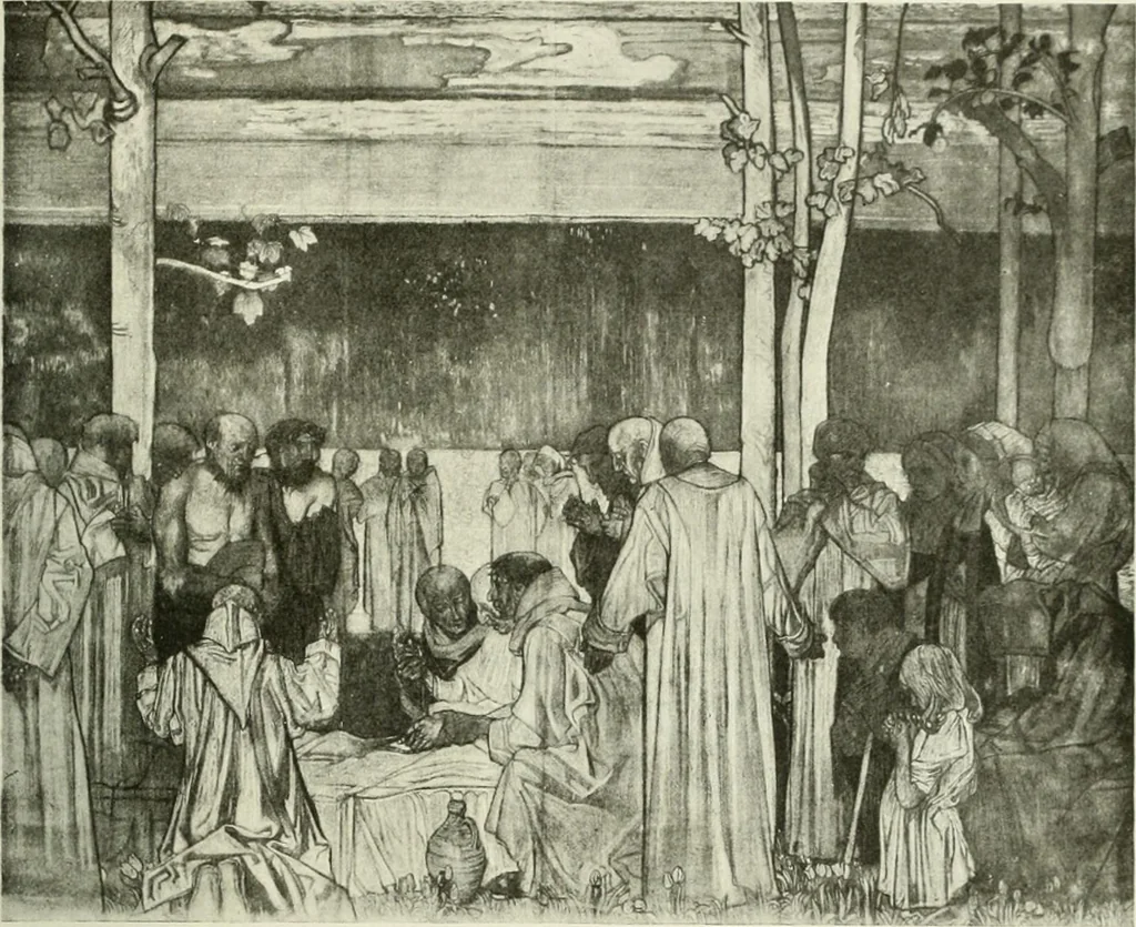 An illustration from International studio, 1897, leaf 156