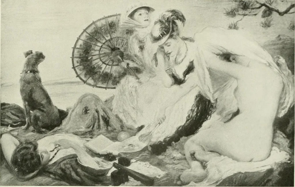 An illustration from International studio, 1897, leaf 308