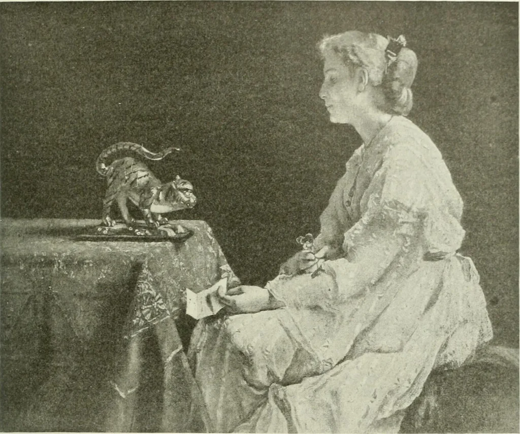 An illustration from International studio, 1897, leaf 66