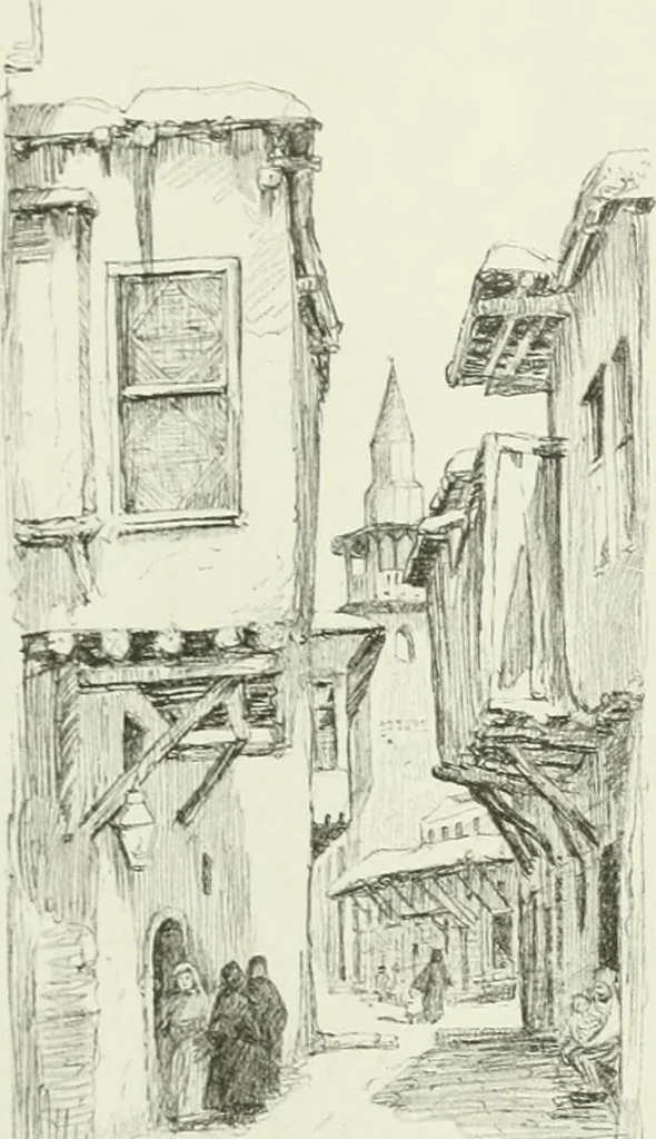 An illustration from International studio, 1897, leaf 17