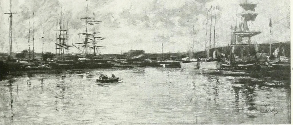 An illustration from International studio, 1897, leaf 130