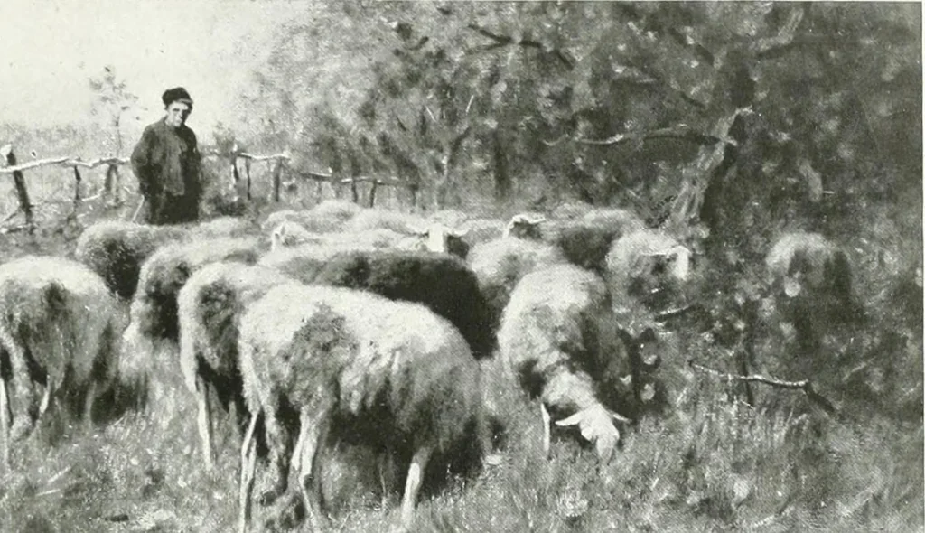 An illustration from International studio, 1897, leaf 136