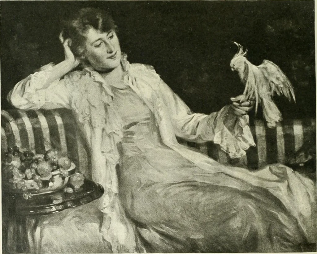 An illustration from International studio, 1897, leaf 151