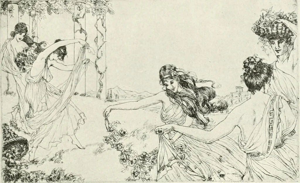 An illustration from International studio, 1897, leaf 212