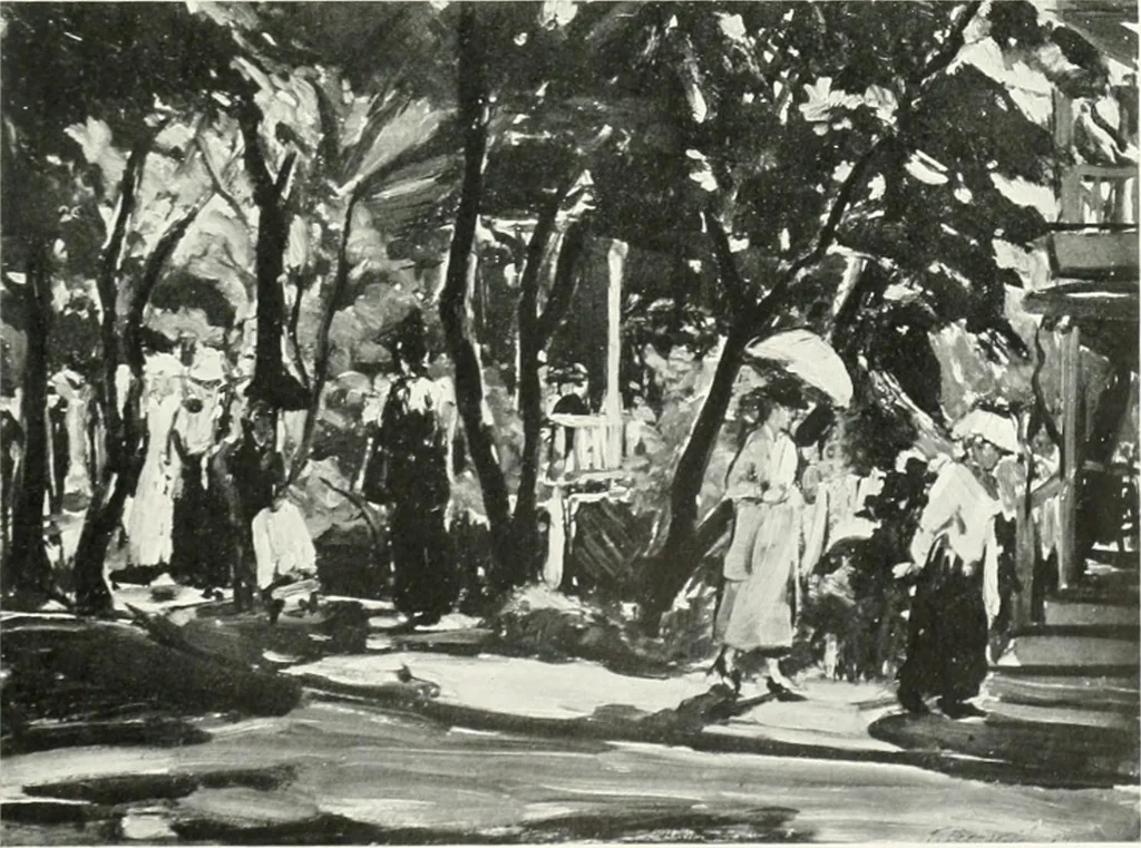 An illustration from International studio, 1897, leaf 110