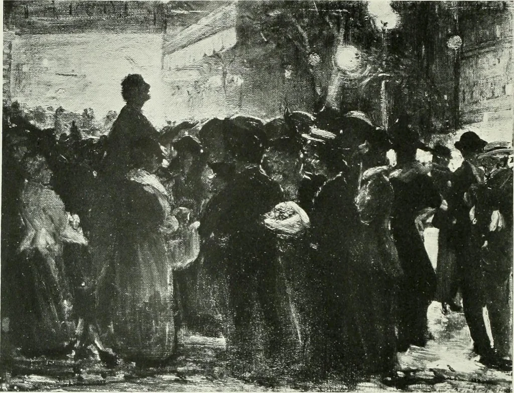 An illustration from International studio, 1897, leaf 113