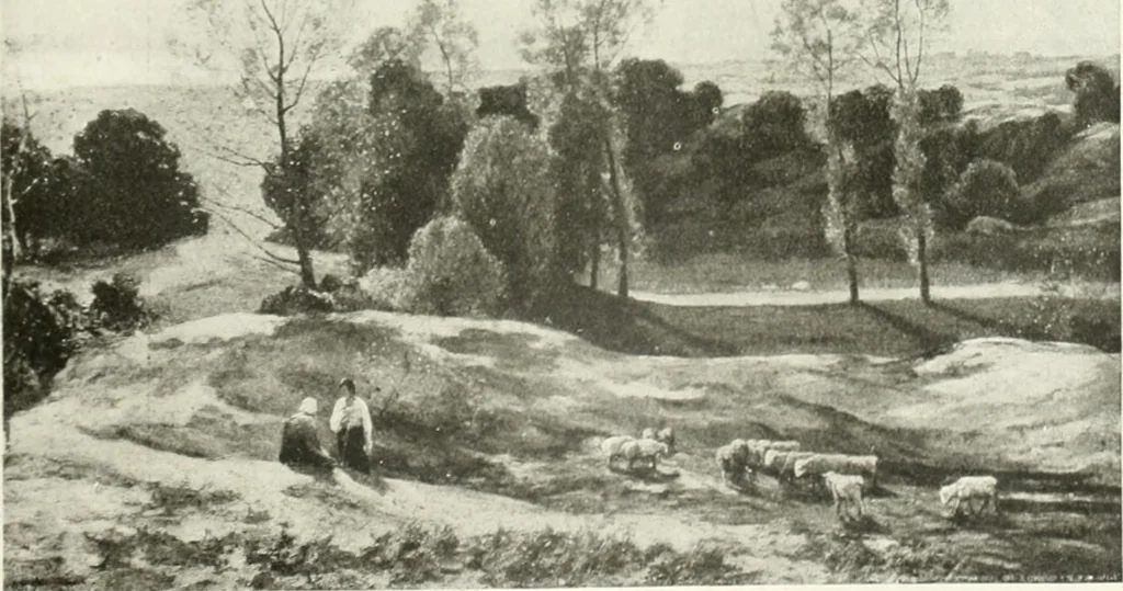 An illustration from International studio, 1897, leaf 140