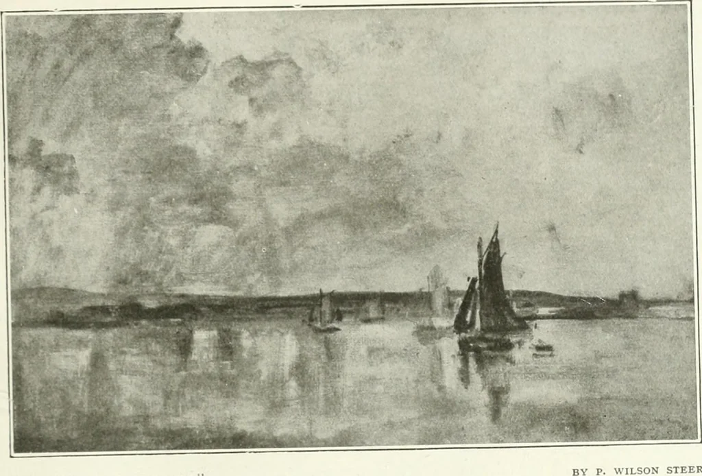 An illustration from International studio, 1897, leaf 166