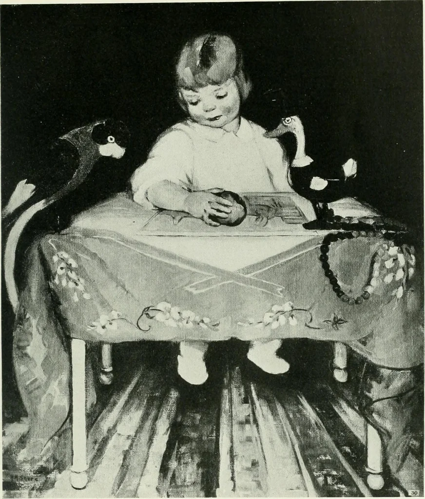 An illustration from International studio, 1897, leaf 136